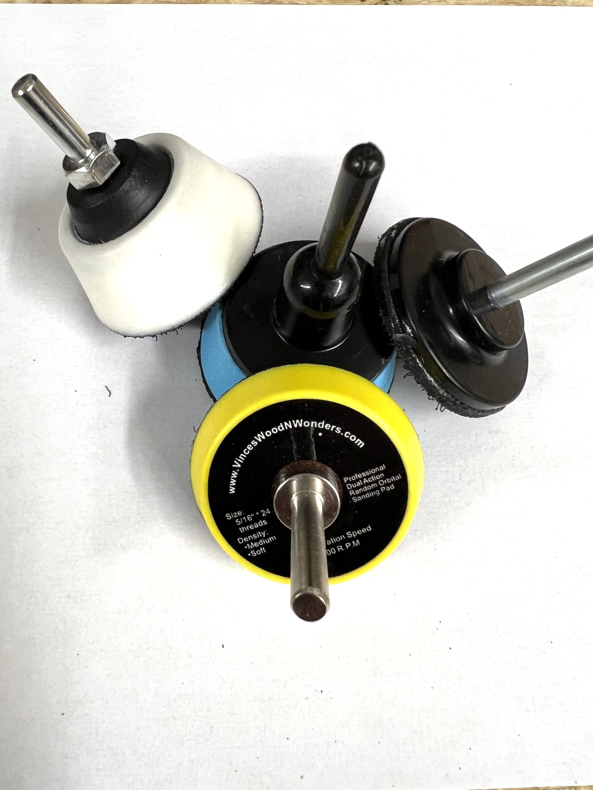 Sanding Back Up Pads for Woodturning - VincesWoodNWonders.com - A